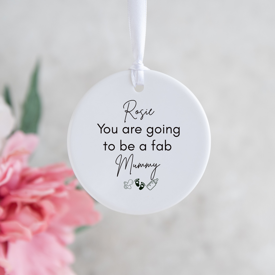 New Mum - Hanging Ceramic