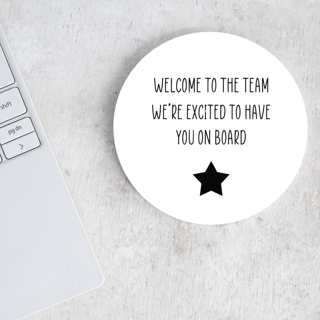 Welcome to the team ceramic coaster